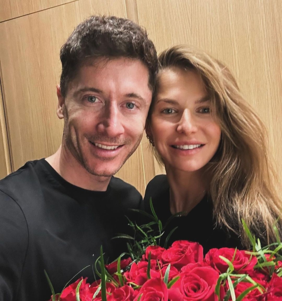 Robert Lewandowski i Anna Lewandowska