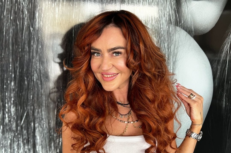 Agnieszka Kotońska w białym topie