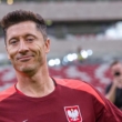Robert Lewandowski na zgrupowaniu Reprezentacji Polski