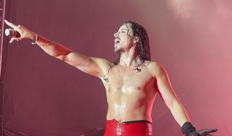 Michał Szpak na koncercie