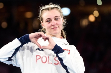 Julia Szeremeta w stroju Reprezentacji Polski